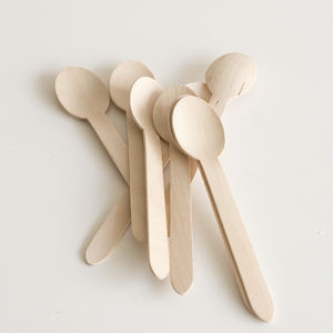 ช้อนไม้ใช้บนโต๊ะอาหารแบบใช้แล้วทิ้งสำหรับมื้ออาหารความยาว160มม. เป็นมิตรกับสิ่งแวดล้อม - Product Image 5