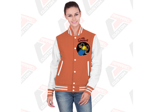 Blouson universitaire en toile pour homme, style streetwear décontracté, col montant, impression personnalisée, respirant et coupe-vent – Meilleures ventes - Product Image 3