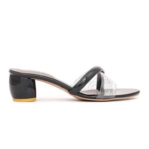 Zapatilla formal negra con estampado de animales FR8018 - Product Image 3