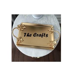 Plateau de service en marbre avec poignées métalliques, qualité supérieure, taille personnalisée, plateau de service pour chocolats à vendre - Product Image 5