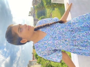 Vintage elegante mujer manga corta estampado Floral dulce vestido largo 2023 verano elegante Oficina fiesta Casual A-Line Midi vestidos conjunto - Product Image 4