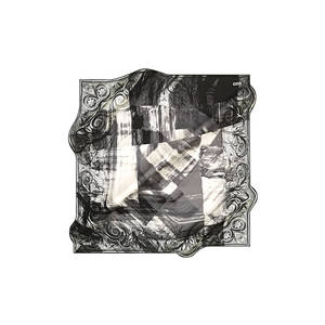 Satin Silk Designer <b>Square</b> <b>Scarf</b> for Spring Summer Autumn - Product Image 1