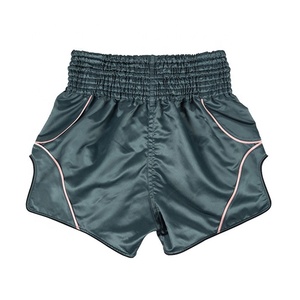 Shorts de boxe athlétiques durables, légers, en satin respirant, vêtements d'entraînement pour hommes. - Product Image 4