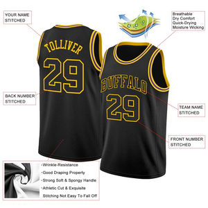 100% poliéster malla transpirable ropa deportiva personalizada baloncesto Jersey sublimación baloncesto Jersey diseño uniforme al por mayor - Product Image 3