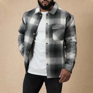 ¡Novedad de invierno 2025! Chaqueta de tendencia a la moda para hombre, camisa de gran tamaño con cuello grueso de alta calidad, chaqueta informal de estilo de motocicleta para jóvenes - Product Image 5