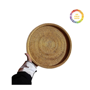 Decoración de mesa de ratán tejida, alfombrilla duradera para estilo de cocina rústica - Product Image 5