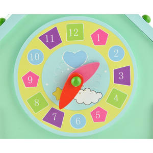 Jouets en bois 3-en-1 : Blocs de tri, Horloge, Clé, Empilage et Empilement - Product Image 4