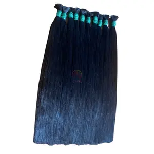 Cyhair Wholesale Virgin Hair Vendors Hair Bulk Most Reputable Human Hair Bundle Bulk Super Double Drawn