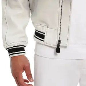 2025 Best Selling High Quality Men's <b>Leather</b> <b>Jacket</b> with <b>Long</b> Sleeves Stylish Design - Product Image 6