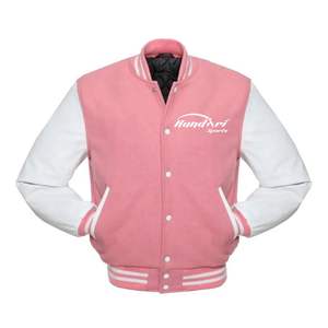 Vestes universitaires en cuir imperméables coupe-vent respirantes en polaire de style personnalisé à la vente chaude avec logo frontal pour hommes - Product Image 2