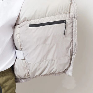 Veste matelassée décontractée pour homme, haute qualité, en polaire épaisse, avec logo frontal, polyester/coton, collection hiver 2026, vente en gros - Product Image 3