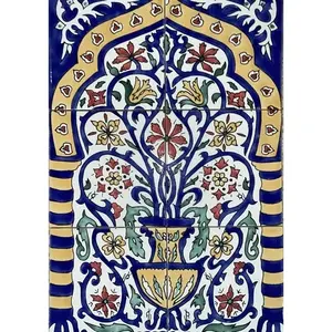 12 \ "X 18 \" Azulejo de cerámica pintado a mano Mural Cocina Pared Mosaico Deco Backsplash - Product Image 1