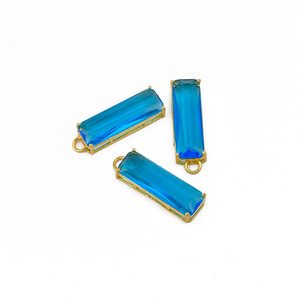Quartz Gemstone <b>Pendant</b> Jewelry Gold Plated Prong Setting Wholesale Supply Jewelry Accessories - Product Image 3