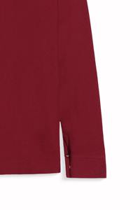 Chemise à manches courtes pour homme en tricot de qualité personnalisée avec poche boutonnée, unie, 100% coton, anti-froissement - Product Image 5