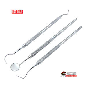 Juego de examen quirúrgico Dental, 5 uds., fuente de alimentación Manual Explorer Fig 23, escalador de Hoz, Jacquette Dental U15/30, sonda 23/17 L - Product Image 6