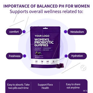 วิตามินกัมมี่โปรไบโอติกสำหรับผู้หญิง OEM/ODM อาหารเสริมจากธรรมชาติเพื่อสุขภาพระบบจุลินทรีย์ในช่องคลอด ช่วยปรับสมดุลเชื้อราและเพิ่มการเผาผลาญ - Product Image 5