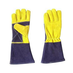 Gants de soudage en cuir de vachette renforcé, résistants à la chaleur et aux étincelles, durables, pour la lutte contre les incendies et les barbecues - Product Image 5