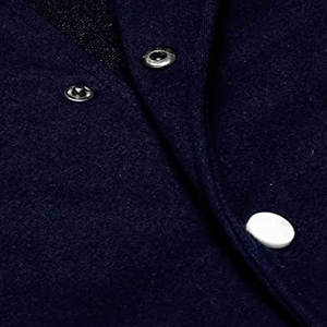 Personalice su propia marca de ropa de abrigo de estilo escolar para hombres y mujeres, chaqueta de béisbol universitaria para hombres, chaqueta de béisbol universitaria para hombres - Product Image 6