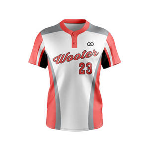Maillot de baseball à sublimation personnalisée pour hommes en polyester respirant avec tissu en maille ample et logo OEM Maillot de baseball personnalisable - Product Image 5