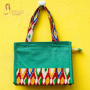 Bolsas de Compra Reutilizables de Yute 100% con Diseño de Dibujos Animados Personalizables, Ecológicas y de Alta Calidad, con Impresión de Logotipo, Venta al Por Mayor - Product Image 1