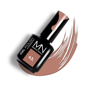 UV LED Gel Polish Color - Made in EU-CPNP-Couleur crème-Gel Polish 43 - Mother Land 12ml - Mystic Nails - Product Image 1