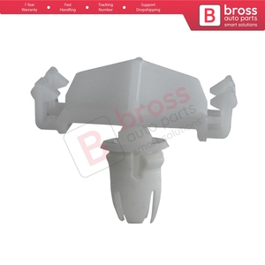 BCF1808 10 Pieces Front Fender Quarter Panel Moulding <b>Clips</b> With White Rubber Boot for Benz 0019888081 - Product Image 2