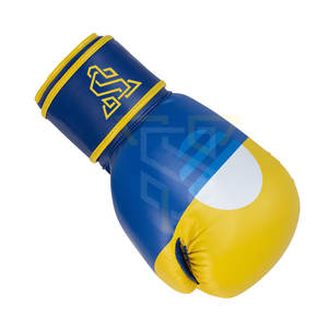 Gants de boxe en cuir véritable 12oz sur mesure poignées d'entraînement MMA respirantes avec logo de marque privée de 8oz vente en ligne - Product Image 5