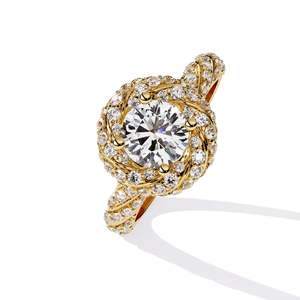 แหวนเพชรหมั้น 0.80 กะรัต ทรงกลมแบบ Halo โดย ATYANTA JEWELS - Product Image 5