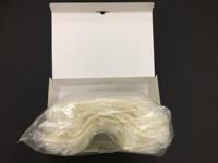 Sac transparent jetable en PET avec fermeture éclair, sans additifs, en LDPE, qualité ISO Classe 7, pour usage médical et pharmaceutique, emballage ASO