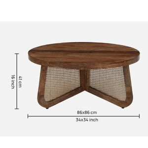 BARN โต๊ะกาแฟไม้มะม่วงร่วมสมัยสำหรับห้องนั่งเล่นเฟอร์นิเจอร์ในบ้าน - Product Image 2