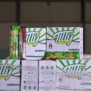 พาสต้าสปาเก็ตตี้อียิปต์ยี่ห้อ Tilly 250gm มาตรฐาน ISO 9001: กล่องบรรจุที่ได้รับการรับรอง2015และฮาลาลเวลาทำอาหาร6-9นาที - Product Image 1