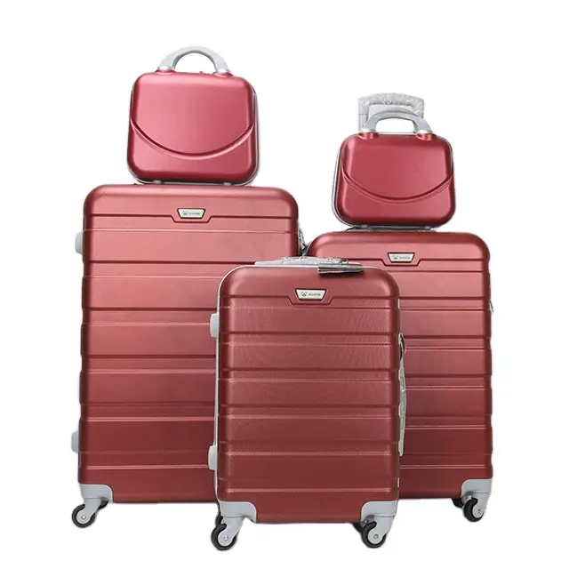 Voyage Chariot Bagages Hardshell ABS 20 24 28 Carton Valise Spinner Unisexe À La Mode 10 Kg Bagages Valise Dacron 210D