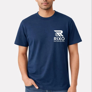 T-shirt pour homme en coton 100% uni décontracté |   Manches courtes de haute qualité, coupe classique |   Tissu doux et respirant, col rond, pour un usage quotidien - Product Image 4