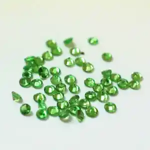 Natural Green Garnet 4mm Stone Faceted Round Cut Wholesale Loose Gemstone from Supplier Buy Now at Factory Price