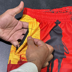 Pantalones Cortos de Rugby Unisex 100% Poliéster, Logotipo Bordado Personalizado, Color Sólido, Diseño Transpirable con Su Propio Logotipo - Product Image 4