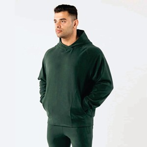 Long Sleeve Hooded Pullover Fleece Gym Plus Size Men's Hoodies Sweatshirt Plain Tracksuit Running Sportswear - Product Image 3
