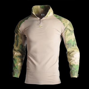 T-shirts de randonnée d'hiver imperméables et respirants pour hommes, manches longues, chemise de chasse et d'escalade, vêtements de sport en spandex/polyester - Product Image 3