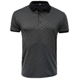 Polo de algodón 100% de calidad premium para hombre, estampado bordado personalizado GSM 180, último diseño de talla grande, multicolor - Product Image 2