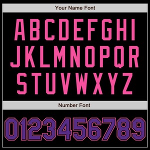 Bomber personnalisé noir violet-rose Varsity Letterman Zipper Jacket Windbreaker Streetwear vintage Varsity Jacket pour hommes - Product Image 3