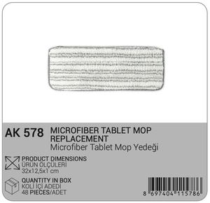 Afossa Eco-Friendly Microfiber Flat Mop <b>Set</b> Rectangle Head Sliding Wringing Telescopic Handle Stainless Steel Pole-Fast Delivery - Product Image 2