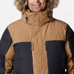 Nouveau design personnalisé veste polaire d'hiver pour hommes col montant vêtements décontractés manteaux de haute qualité rembourré hommes veste bouffante OEM - Product Image 5