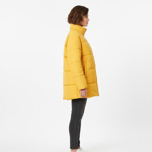 Chaqueta Acolchada para Mujer, Abrigo de Invierno Cálido y Ligero, Ropa Exterior Acolchada, Cómoda, Suave, Resistente al Viento y al Agua, con Capucha de Algodón - Product Image 4