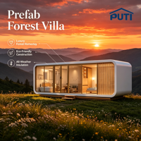 Cabine Apple moderne de 20 pieds et 40 pieds, maison préfabriquée modulaire en conteneur, fabriquée en Chine, personnalisable pour les projets touristiques