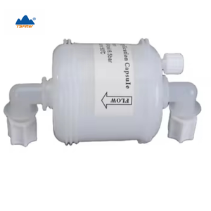 Filtro de Cápsula de Membrana de Nylon 6,6 de 1,0um com Conector de Junta de Compressão de 1/4'' para Água Ultrapura e Disco - Product Image 2