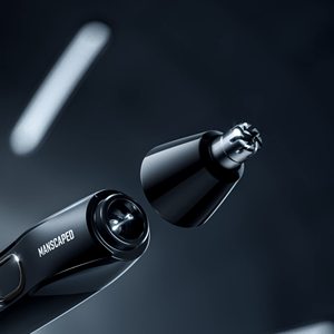 Recortadora Eléctrica de Vello Nasal y de Orejas USB, Cuchillas Metálicas Rotatorias Dobles, Corte de Precisión, Sistema de Cuchillas Intercambiables - Product Image 4