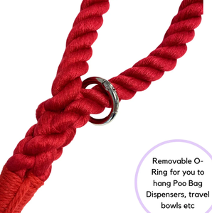 Adjustable Just Hemp Rope <b>Dog</b> <b>Leash</b> - Convertible <b>Dog</b> <b>Leash</b>, Hands-free <b>Dog</b> <b>Leash</b> Ombre <b>Dog</b> <b>Leash</b> - <b>Dog</b> Lead - Product Image 3