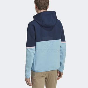 Haute Qualité Hommes Zipper Hoodies Coton Polyester Zipper Hoodies Bas quantité minimale de commande Top Mode Zipper Hoodies - Product Image 3