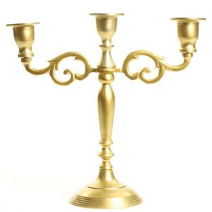 Candelabros de Metal de aspecto Premium más vendidos, candelabros de Metal hechos a mano de latón, portavelas con brazos, candelabro - Product Image 4