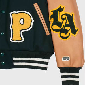 Chaqueta Universitaria Urbana para Hombre, Estilo Atrevido, Sensación Suave y Ligera, Logotipo Personalizado Impreso - Product Image 2