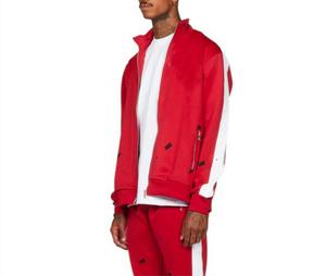 Nuevo Logotipo de impresión conjuntos apilados chándal hombres 2 piezas pantalones acampanados conjuntos logotipo personalizado 2 Piscis conjunto para hombres - Product Image 5